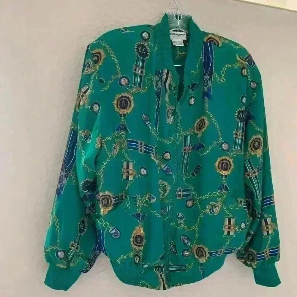 Alfred Dunner vintage beautiful colour jacket. Fall season start